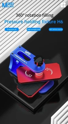 Rotary Press Clamp Phones Tablets Watch Thick Soft Foam Padding MaAnt H6 UK - Image 1 of 4