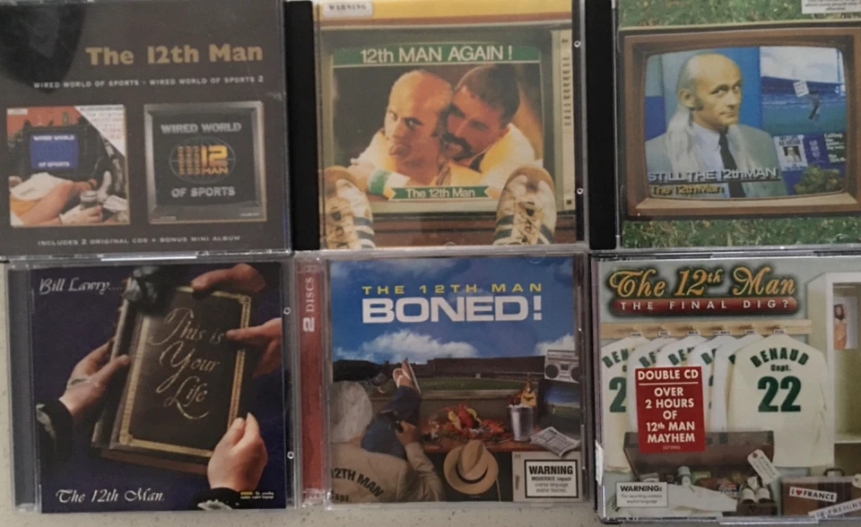 All 7 12th Man cricket comedy stories on 10 cds - Image 1 of 1