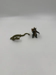 2er Set Vintage Bandai Godzilla Kunststoff Figuren MANDA & GIGAN - Bild 1 von 10