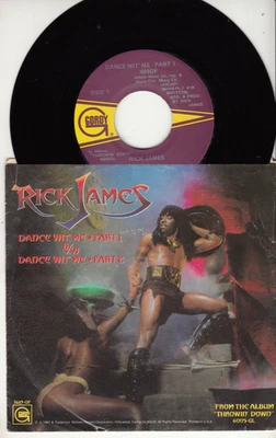 RICK JAMES - DANCE WIT' ME - ORIGINAL GORDY RECORDS 45 WPS - GREAT SHAPE - Image 1 of 2