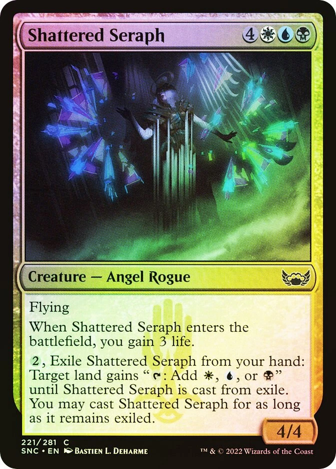 MTG FOIL Shattered Seraph  - Streets of New Capenna #221 - Image 1 of 1