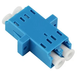 Fiber Optical Cable Adapter Flange Coupler LC-LC Duplex Singlemode Multimode - Afbeelding 1 van 7