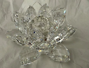 Swarovski Crystal Water Lily Candle holder - Picture 1 of 8