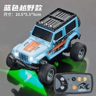 2.4G 1:64 Mini Alloy Remote Control Off-road RC Car Pickup Trailer Children Toy - Image 1 of 4