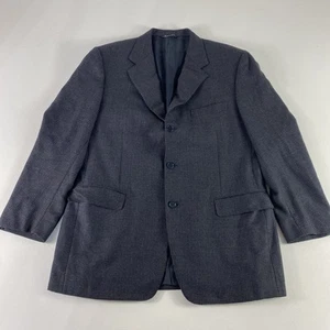 Canali Blazer Mens 44R Blue Wool Made in Italy Sport Coat Jacket Classic - Picture 1 of 11