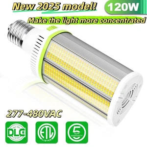 LED Corn Light Bulb 120W/100/80W Adjustable E39 Base 5700K 5000K 4500K 277V-480V - Picture 1 of 15