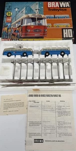 Vintage Brawa Ho Trolly Straßenbahn Bus System 6102 Set im Karton mit Anleitung - Bild 1 von 9