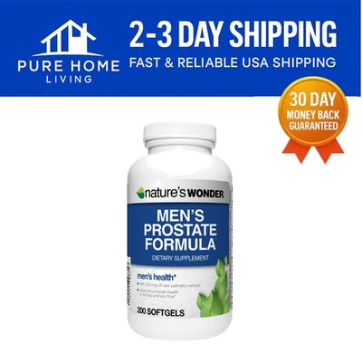 Cápsulas blandas de próstata con antioxidantes para hombre - Saw Palmetto y licopeno, 200 unidades Foto 1 de 4