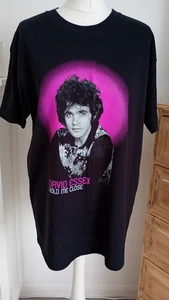 David Essex hold me close music T Shirt Black the 2022 tour Size Large - Picture 1 of 6