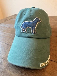 Gorra Life is Good A Chill incondicional Love Silhouette perro verde azul talla única - Imagen 1 de 9