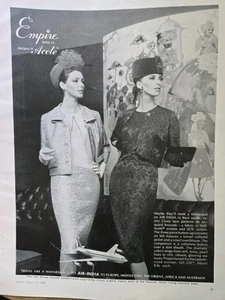 1964 Womens Empire Dress Co. Suits Air India Airlines Vintage Fashion ad - Picture 1 of 1