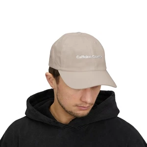 Caffeine Cowboy Dad Cap Classic Dad Hat for Coffee Lovers, Adjustable Imbordered - Picture 1 of 41