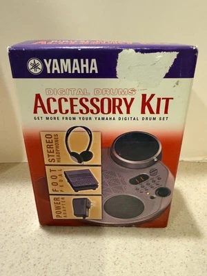 Kit de accesorios de batería eléctrica Yamaha YDD-40 adaptador de corriente de pedal y auriculares Foto 1 de 4