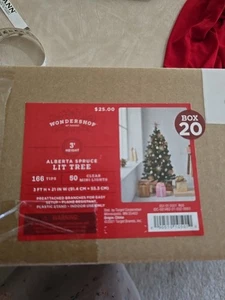 Wondershop Target Alberta Spruce Lit Tree 3 ft H×21 in W (91,4 cm×53,3 cm) - Picture 1 of 2