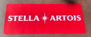 STELLA ARTOIS Red Rubber Backed Bar Runner, Home Bar - Picture 1 of 1