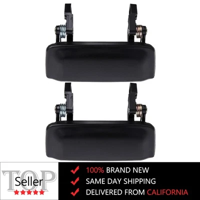 Par de manijas de puerta delanteras izquierda derecha para Ford Ranger 2001-2011 exteriores negras Foto 1 de 4