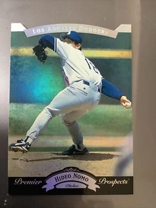 HIDEO NOMO LA DODGERS 1995 UPPER DECK SP " DIE CUT "PREMIER PROSPECT" #14 MINT - Picture 1 of 2