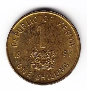 1997 Kenya One Shilling Coin (b83) - Picture 1 of 2