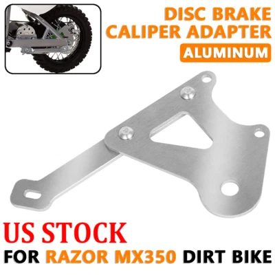 US For Razor MX350 Rear Disc Brake Caliper Adapter Aluminum Off-Road Dirt Bike - Image 1 of 4
