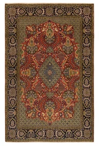 Patina Handgeknüpfter Perserteppich 200x129 cm-Orientt,Carpet,Rug,Rot - Bild 1 von 15