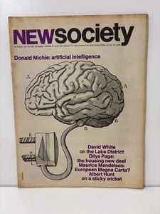 New Society Magazine 26 August 1971 Donald Michie artificial intelligence - v... - Picture 1 of 1