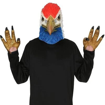 Patriotic USA American Eagle Mask with Hands Costume Political Events - Image 1 of 2