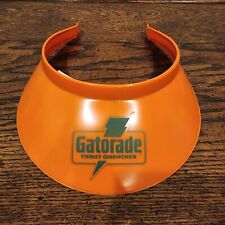 Vintage GATORADE Logo Orange/Green Plastic Headwear Visor One Size 