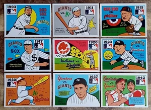 1971 Fleer Laughlin World Series (1903-1977) / Pick Your Cards / Mid-Grade - Bild 1 von 63