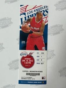 2013 Washington Wizards at Los Angeles Clippers Ticket 1/19/13 - Picture 1 of 1