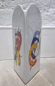 Rosenthal Studio Linie Porcelain Marcello Morandini Triangular Vase 18 cm - Picture 1 of 6
