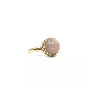 14kt yellow gold ring 2.89ct opal edelopal fullyopal 585 gold jewelry 17.2mm / 54 - Picture 1 of 15