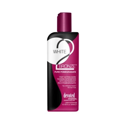 Devoted Creations WHITE 2 BRONZE PURE POMEGRANATE Tan Accelerator -White 2 Black - Image 1 of 4