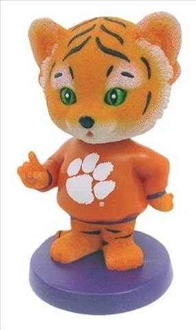 Clemson Tigers Football Basketball Sports 4" Mascot Figure. Cute Great NCAA Gift Cover