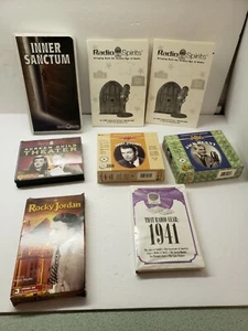 7 AUDIOBOOK: JIMMY STEWART "The Best of Old Time Radio" 4 CASSETTE + Book , ect - Picture 1 of 7
