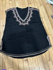 Free people tunic embroidered size large - Picture 1 of 5