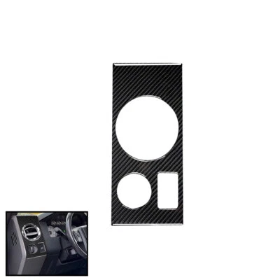 Pegatina de embellecedores de panel de salida de aire izquierdo de fibra de carbono para Ford F-650/750 2011-2013 Foto 1 de 4