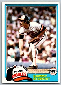 1981 Topps #262 Sammy Stewart NM or Better