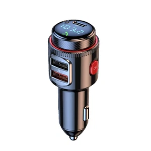 Bluetooth 5.0 Wireless Radio Car FM Transmitter PD Dual USB Charger MP3 Player - Picture 1 of 6