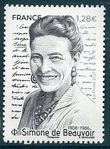 BRIEFMARKE 5474 NEU XX - SIMONE DE BEAUVOIR - FRANZÖSISCHE ROMANCIERE - Bild 1 von 1