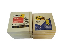Post It Notes Adhesive Pop Up Accordion 3"x3" Yellow 100 Sheet/Pad 13 Pads - Picture 1 of 7