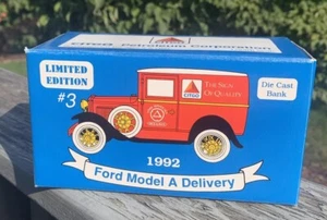 Citgo Ford Model A Panel Delivery Truck Bank 1992 #3 Ltd Edition Spec Cast - Picture 1 of 8