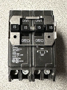 NEW Eaton Cutler-Hammer BQ215215 Quad Circuit Breaker, 120/240 VAC, 15 A - Picture 1 of 3