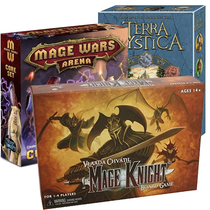 NUEVO Mage Knight, Mage Wars Arena y Terra Mystica Juego Piezas Ficha Foto 1 de 1
