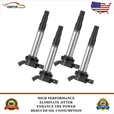 4Pcs Ignition Coil For Scion xD 1.8L l4 2008 2009 2010 2011 2012 2013 2014 UF596 - Image 1 of 4