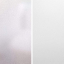 rabbitgoo Frosted Privacy Opaque Window Film Non-adhesive White Glass Sticker