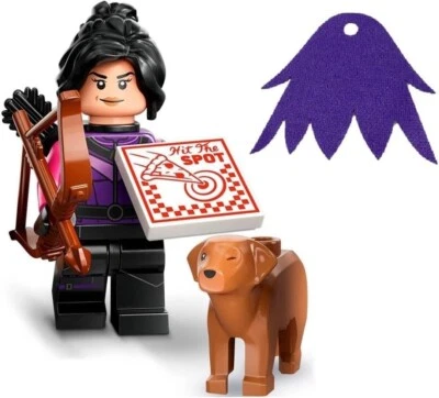 LEGO Marvel Serie 2 Minifigura: Kate Bishop con Capa LEGO Maléfica Púrpura Foto 1 de 4