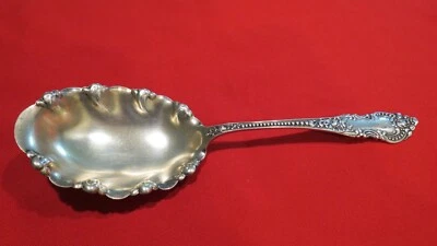 Cuchara para servir bayas APOLLO BY KNOWLES & MOUNT VERNON 9 1/8" de plata de ley  Foto 1 de 4