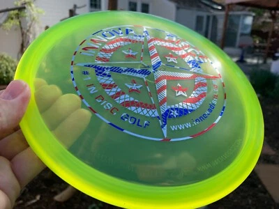 Champion Disc Golf Innova First Run Proto Vroc Roc Crystal Yellow USA 180G #1426 - Image 1 of 4