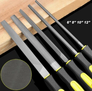 File Set 6"~12" for Metal Wood Round Flat Triangular Half Round Square Grinding - Picture 1 of 21