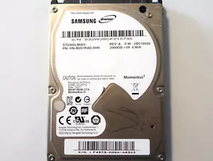 Samsung ST2000LM003 HN-M201RAD/AVN 2BC10002 (S32W) F4973-H26A 2.5" 2TB 02/2014 - Picture 1 of 1